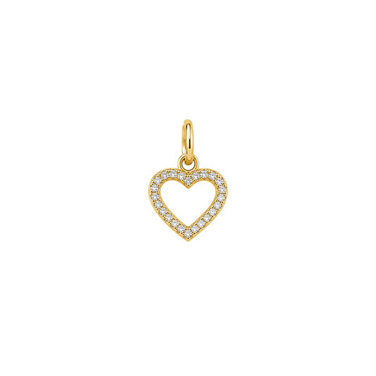 Mini Pave Heart
