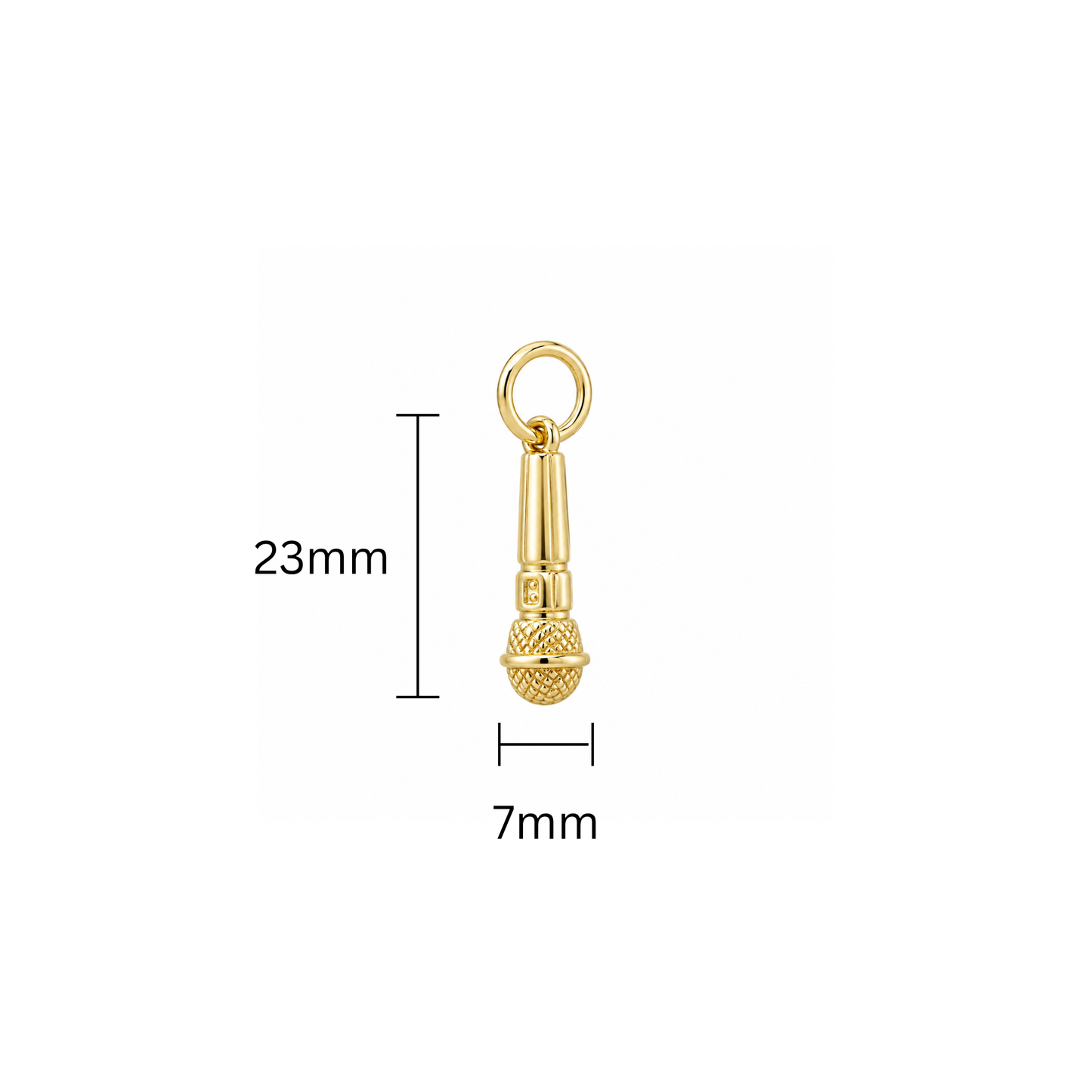 Gold 3D Microphone