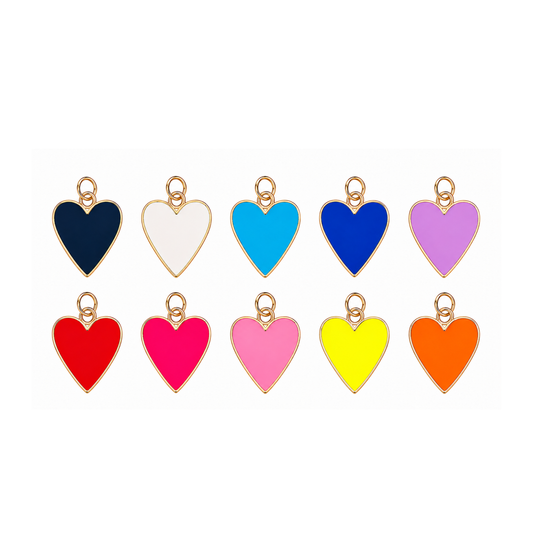 Enamel Hearts