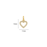 Mini Pave Heart