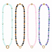 Agate Round Stone Chain