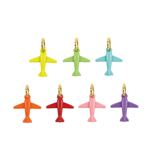 Colorful Enamel Airplanes