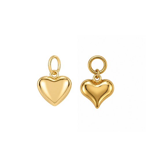 3D Gold Heart