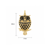Black Gemstone Owl