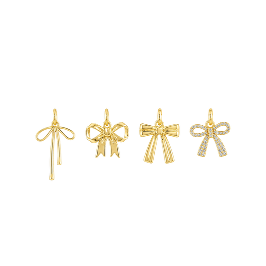Large Gold Bows