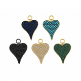 Small Pave Hearts