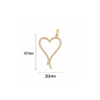 Pave Heart Outline