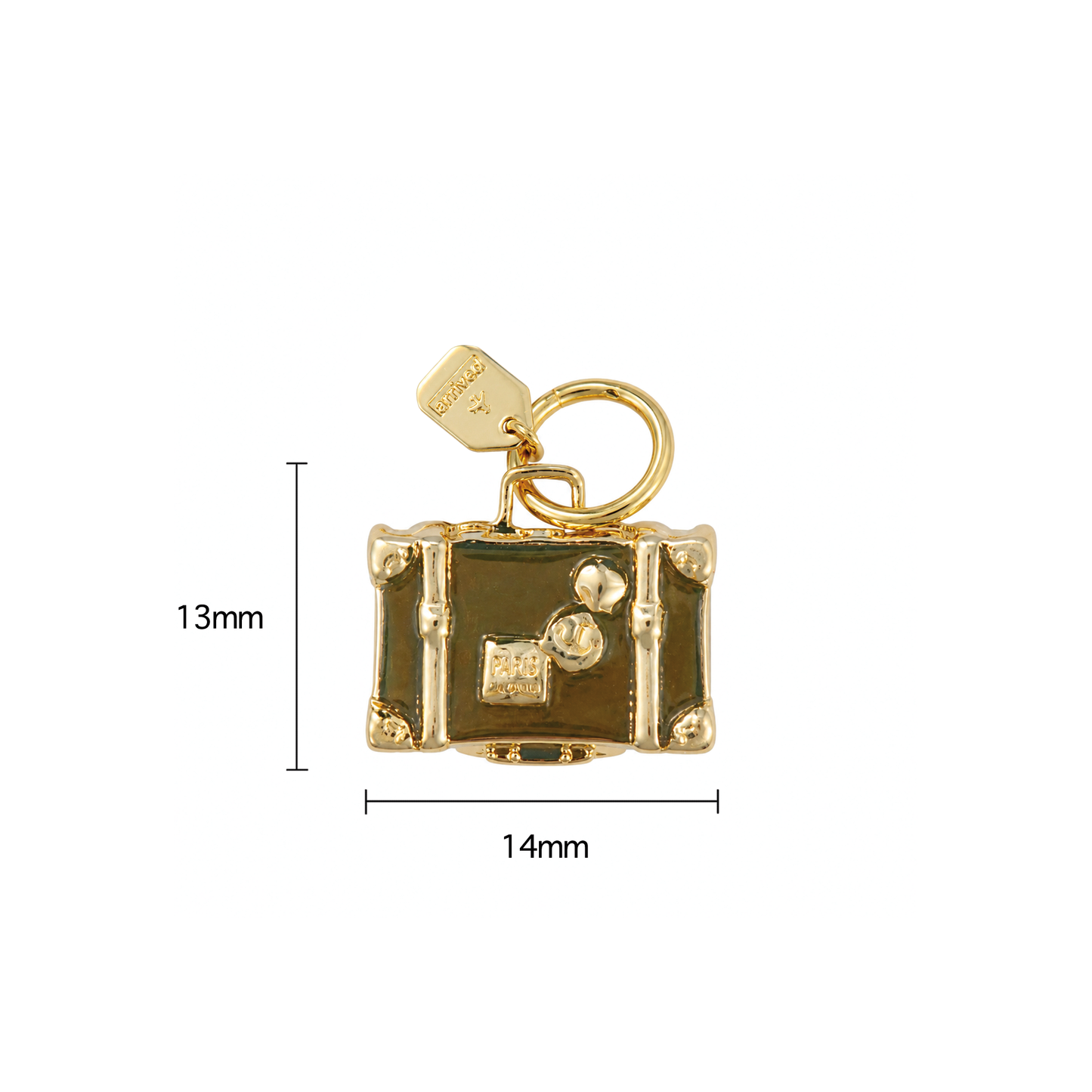 Gold Travel Trunk