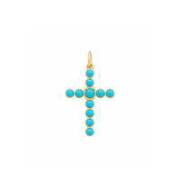 Studded Turquoise Cross