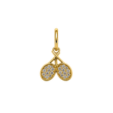 Double Tennis Racket Charm