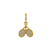 Double Tennis Racket Charm