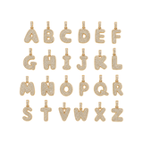 Pave Gold Initials