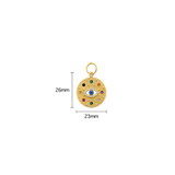 Gold Evil Eye Medallion