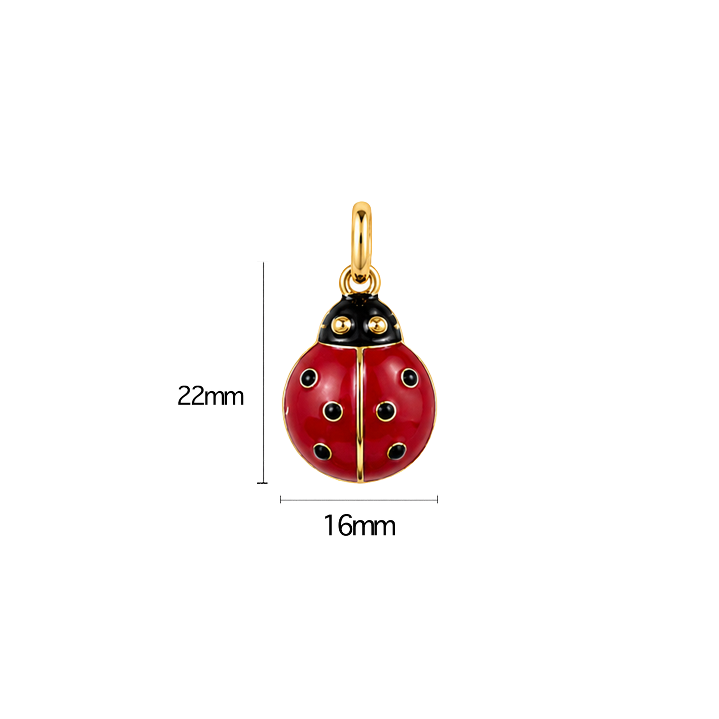 Enamel Ladybug