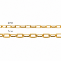 Goldie Paperclip Link Chain