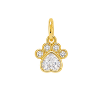 Crystal Paw Print