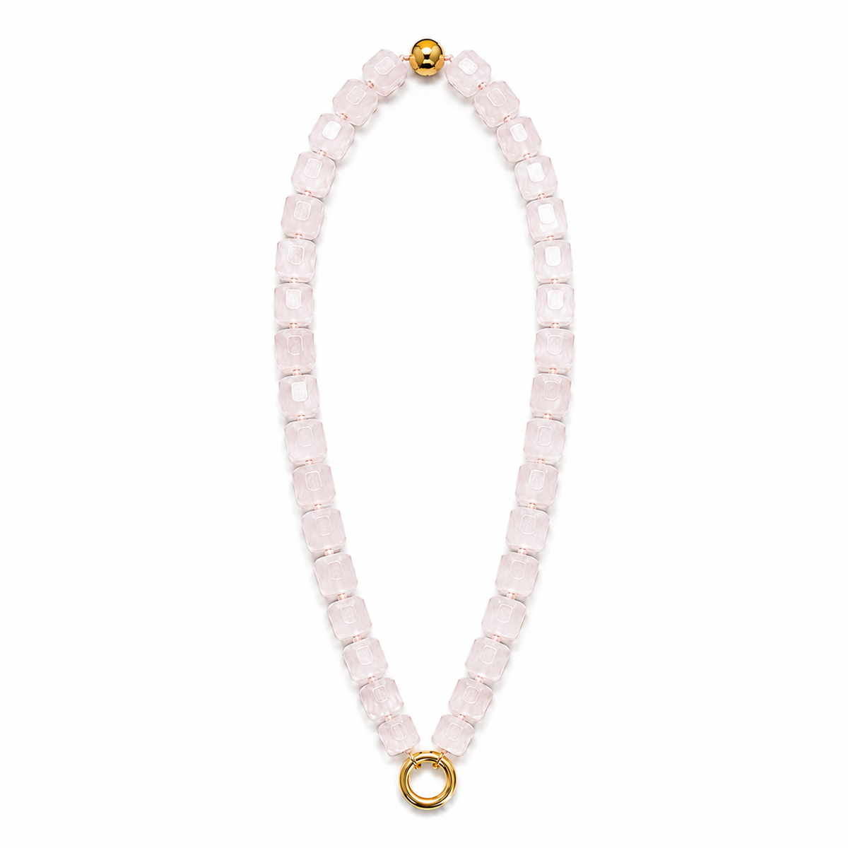 Agate Cubbed Stone Chain
