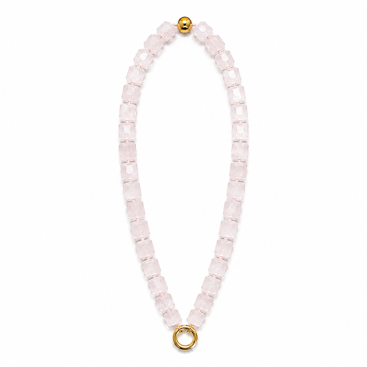 Agate Cubbed Stone Chain