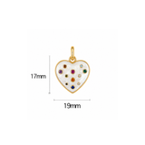 Rainbow Gems Heart