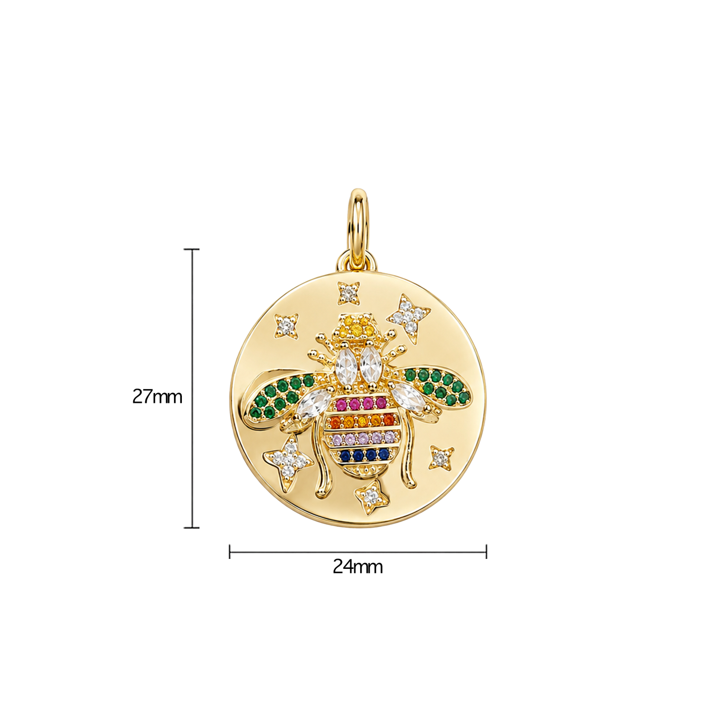 Queen B Medallion