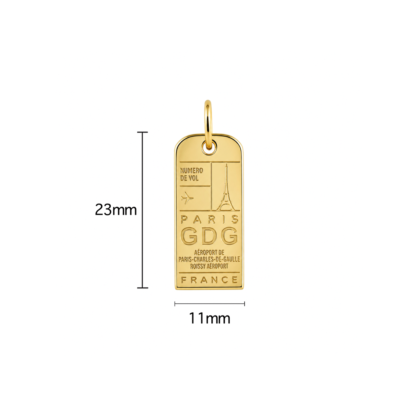 Paris Luggage Tag