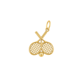 Double Tennis Racket Charm