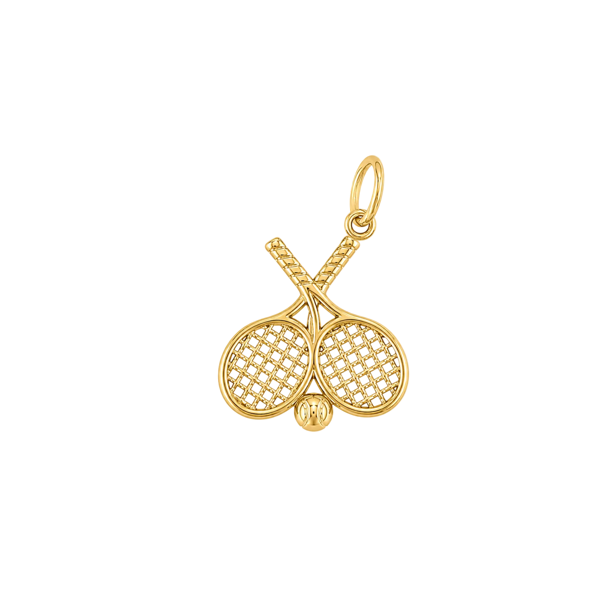 Double Tennis Racket Charm