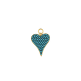 Small Pave Hearts