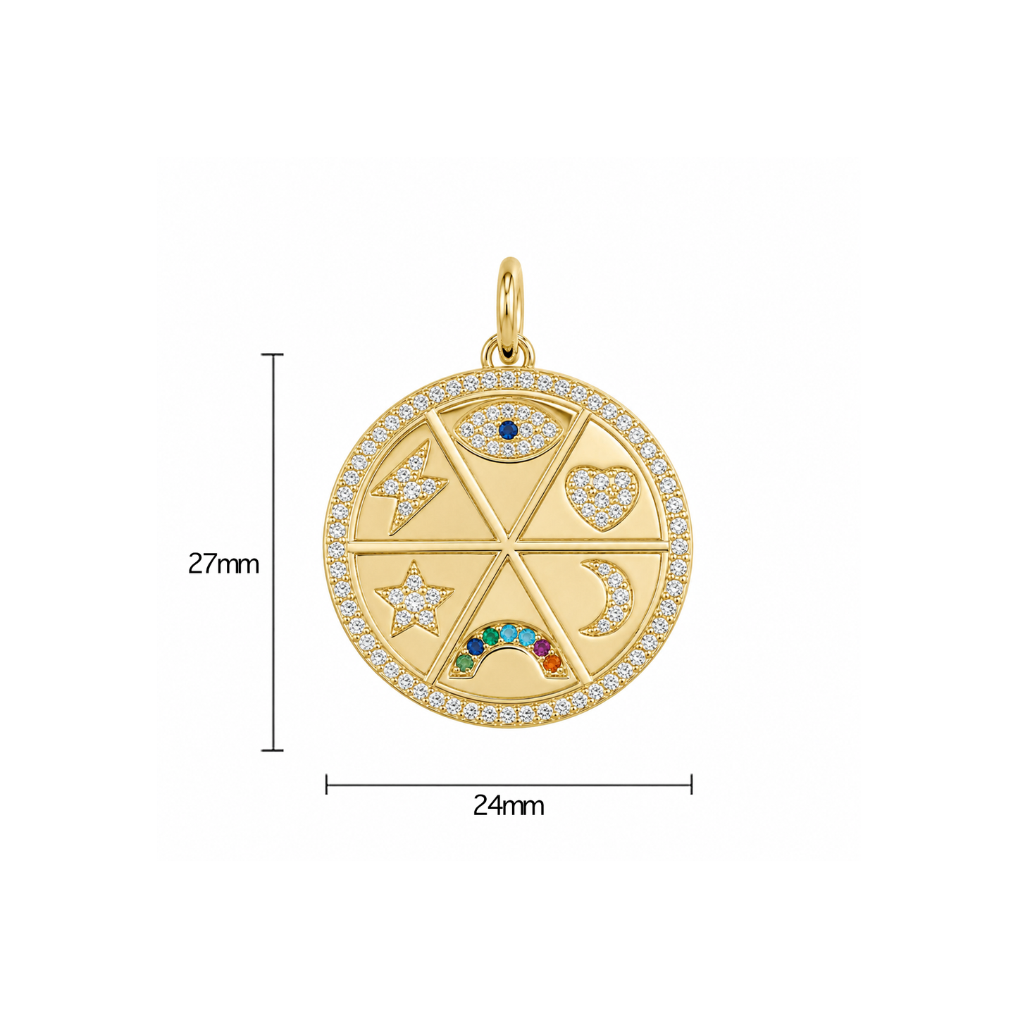 Wish Wheel Medallion