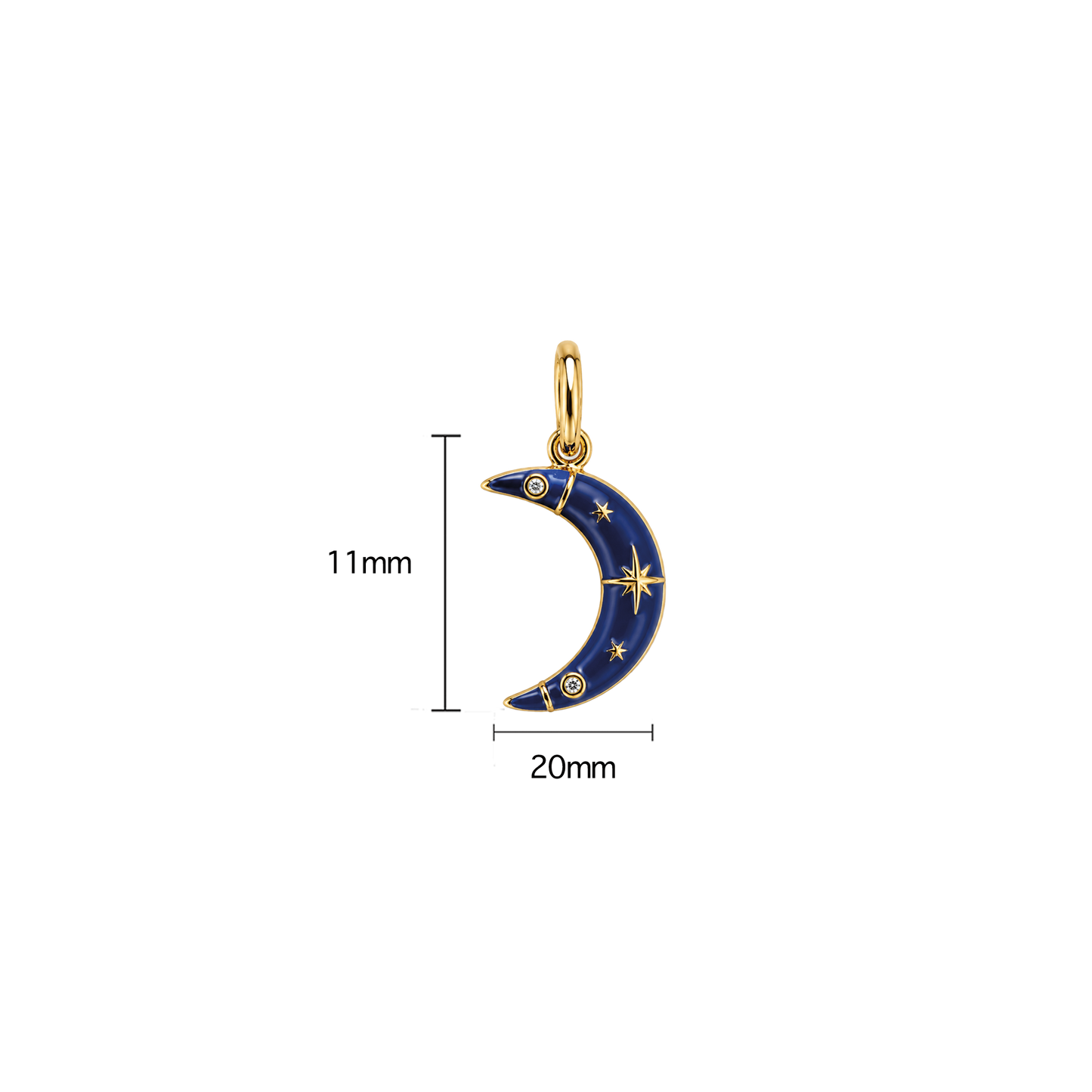 Midnight Crescent Moon