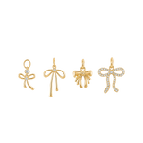 Small Gold Bows