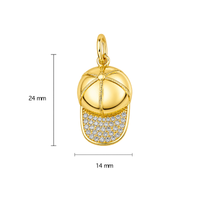 Baseball Hat Charm