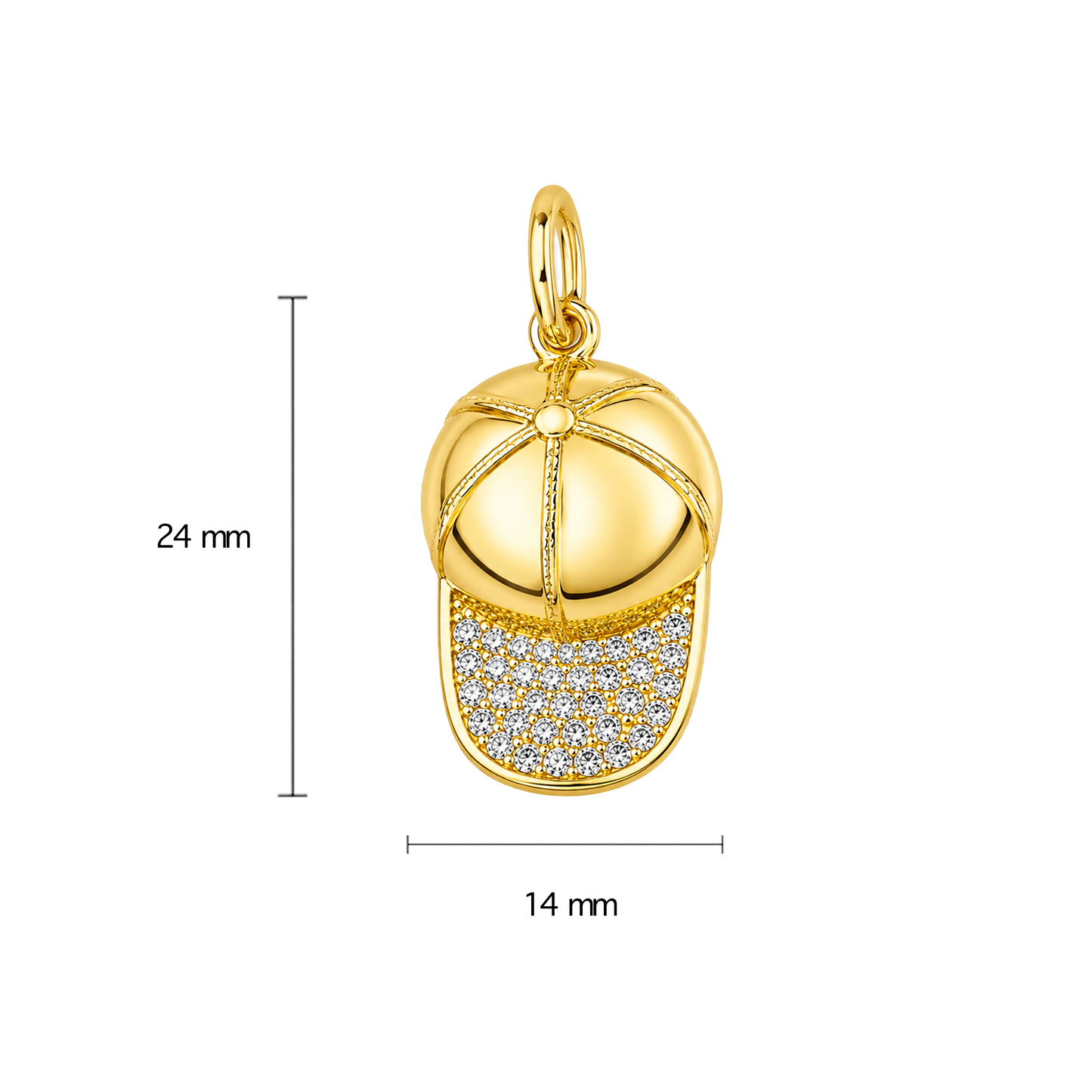 Baseball Hat Charm