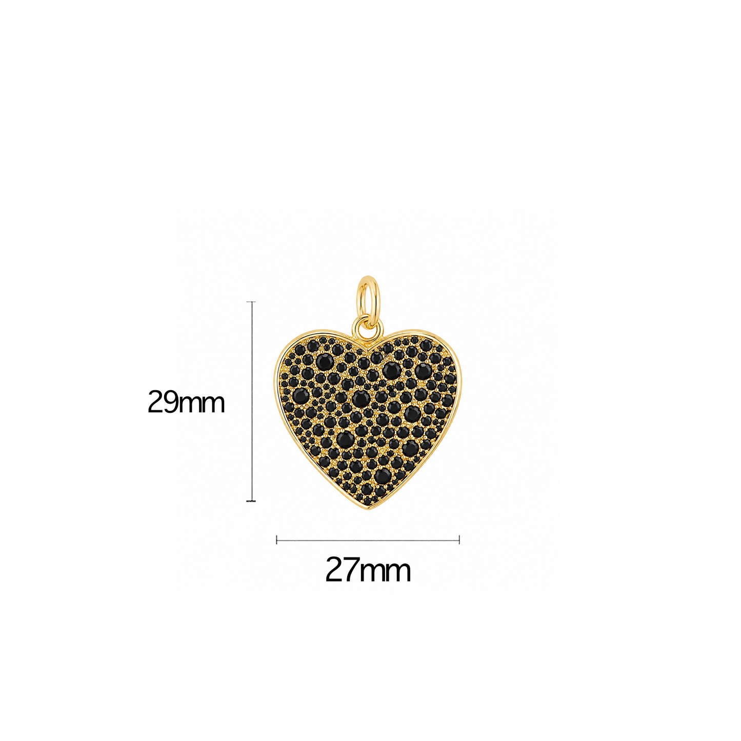 Black Onyx Heart