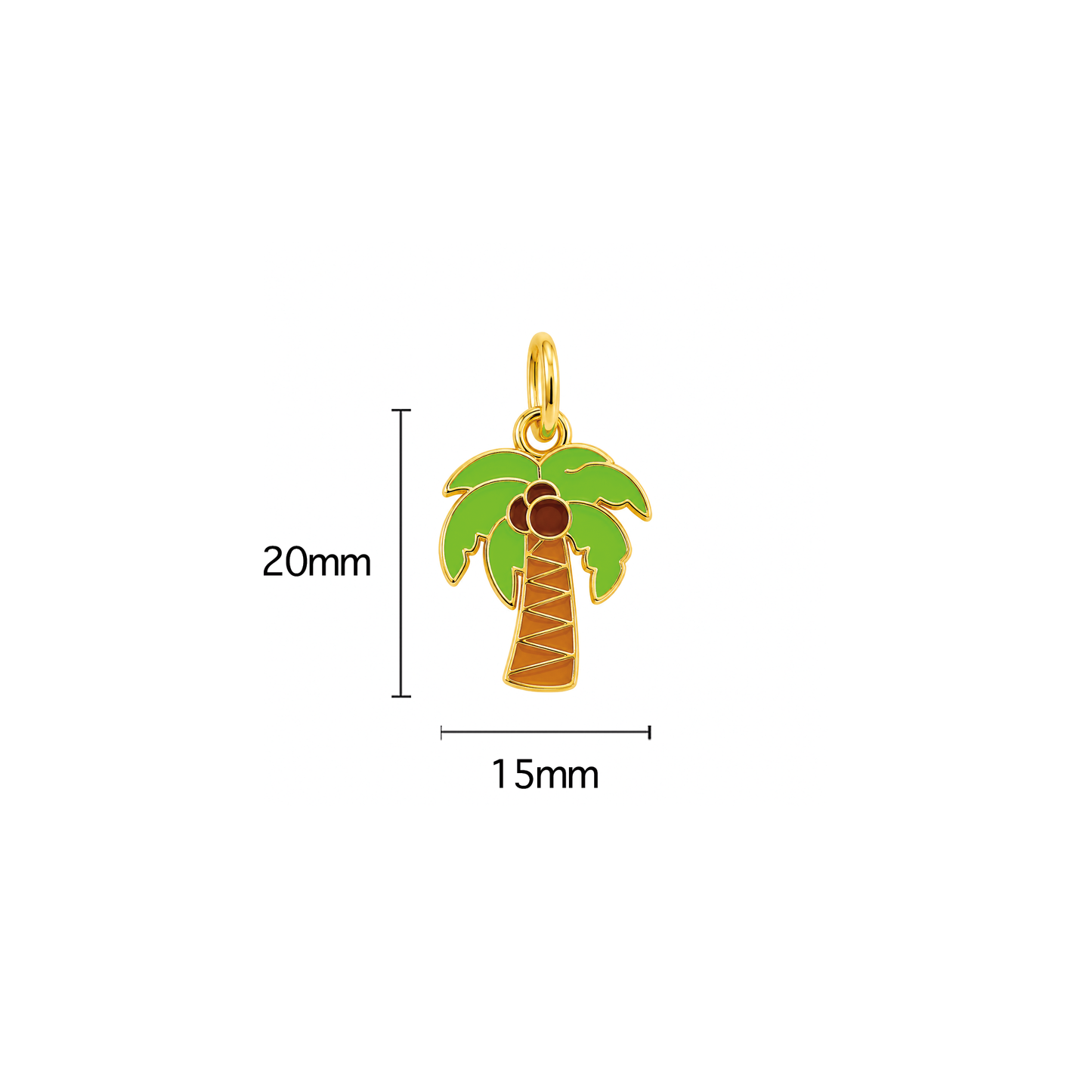 Enamel Palm Tree