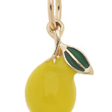 3-D Lemon Charm in Yellow