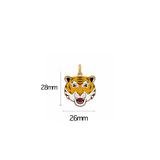 Enamel Tiger Head