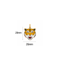 Enamel Tiger Head