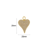 Small Pave Hearts