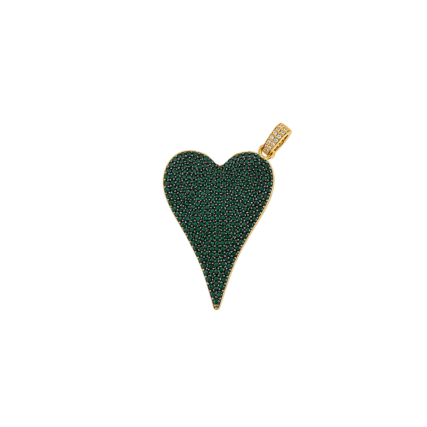 Large Pave Heart