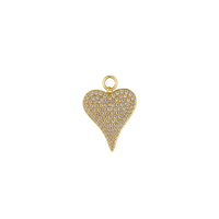 Small Pave Hearts