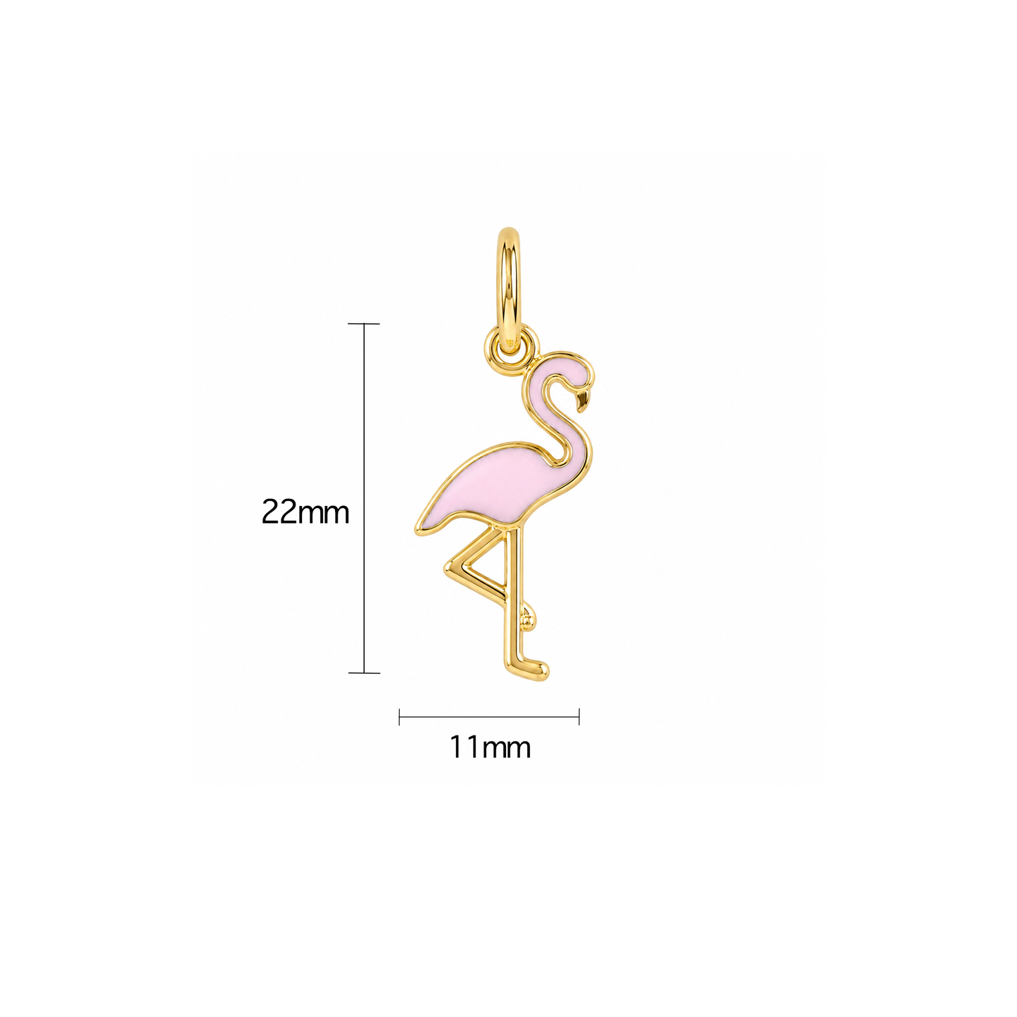 Enamel Flamingo