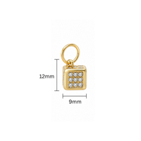 Gold Pave Die