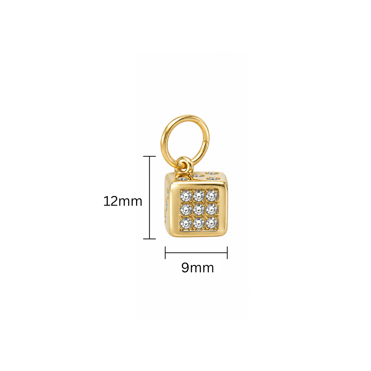 Gold Pave Die