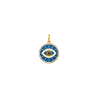 Pave Evil Eye Medallion