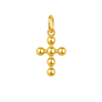 Gold Beaded Cross