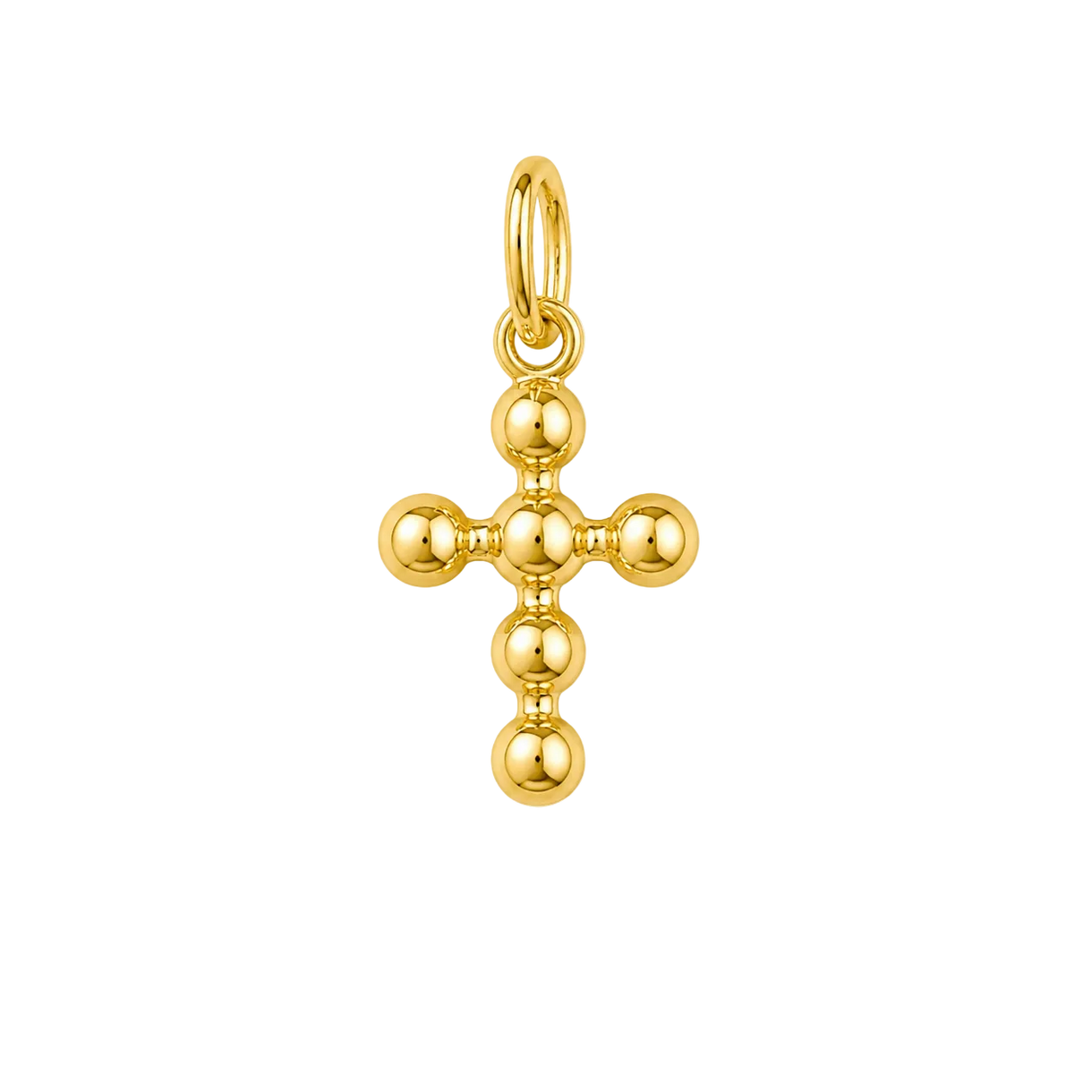 Gold Beaded Cross