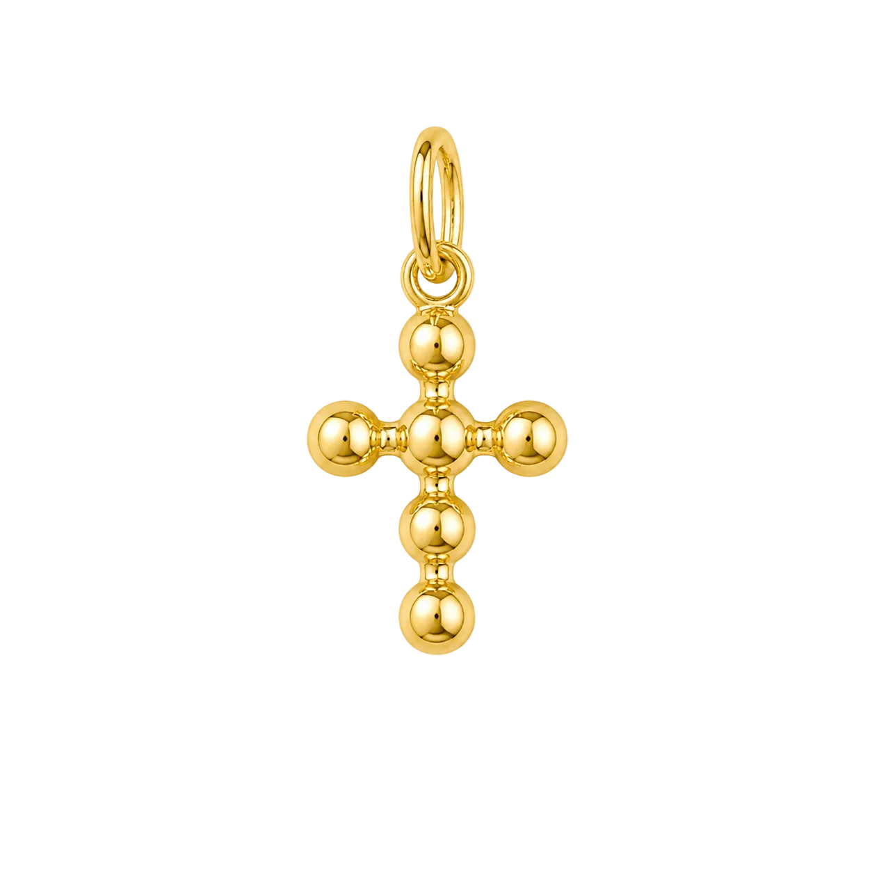 Gold Beaded Cross