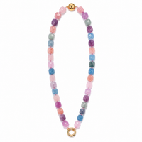 Agate Cubbed Stone Chain