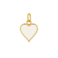 White Filled Heart